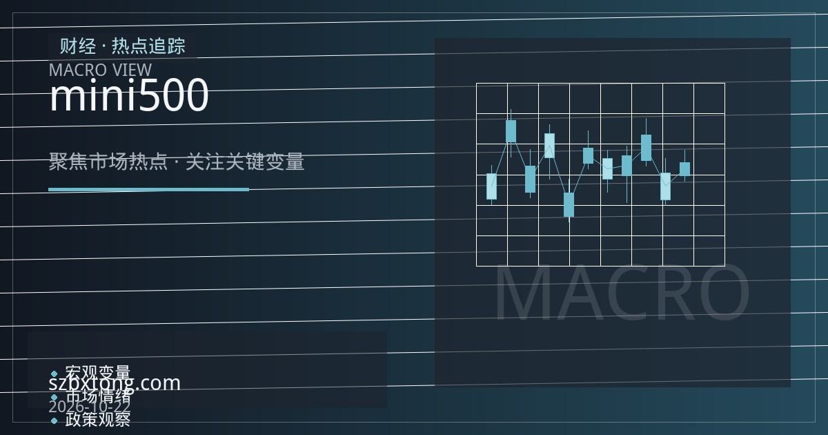 芝商所微型E-mini标普500期货开户指南：合约规格、保证金与日内风控实务